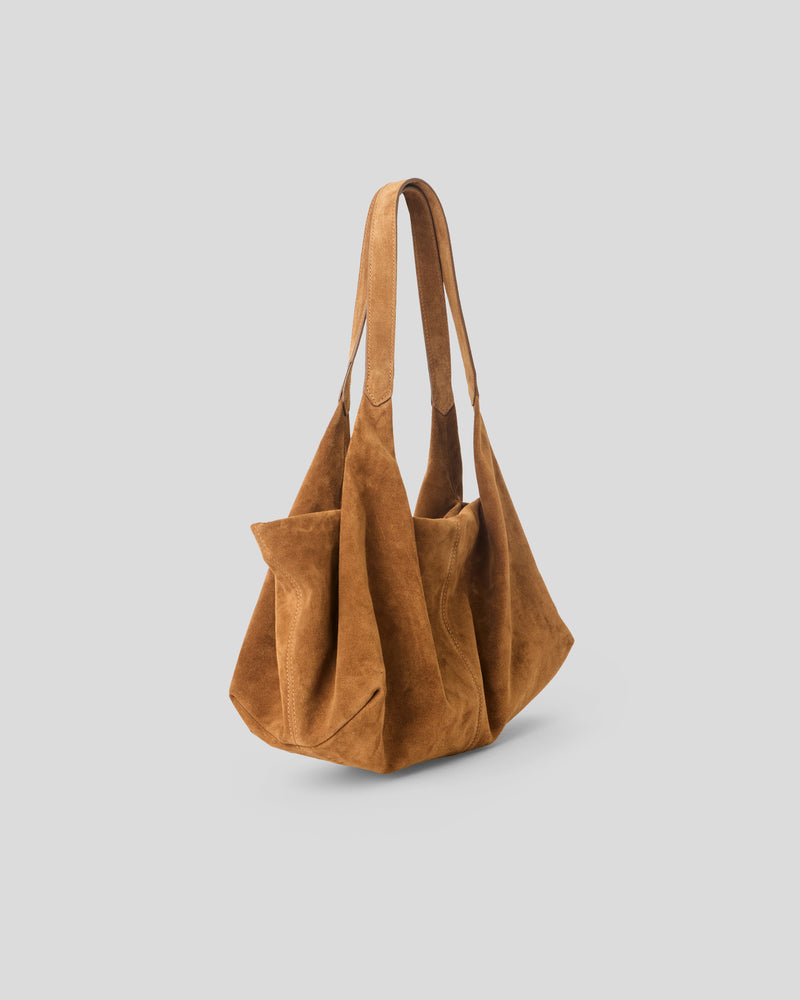 CARTER SUEDE SHOULDER BAG - HANDBAGS