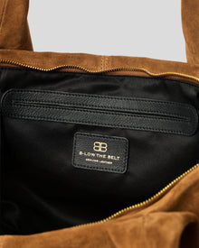 CARTER SUEDE SHOULDER BAG - HANDBAGS