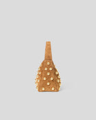 GAIA STUDDED SUEDE BAG - HANDBAGS