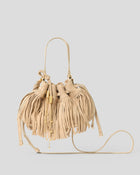 MELROSE SUEDE CROSSBODY Macchiato Gold - HANDBAGS