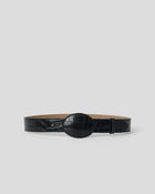 MABEL CROCO LEATHER BELT - BELT