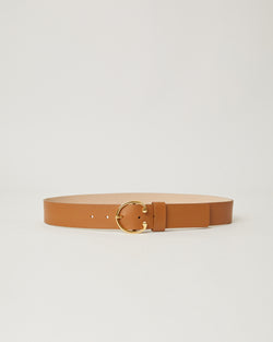 Catrine Cuoio leather Gold buckle hip belt