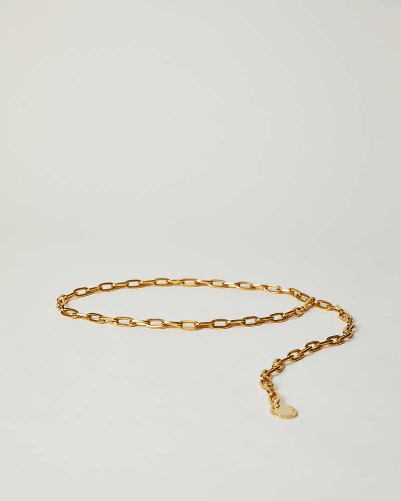 Cora Gold metal Chain belt