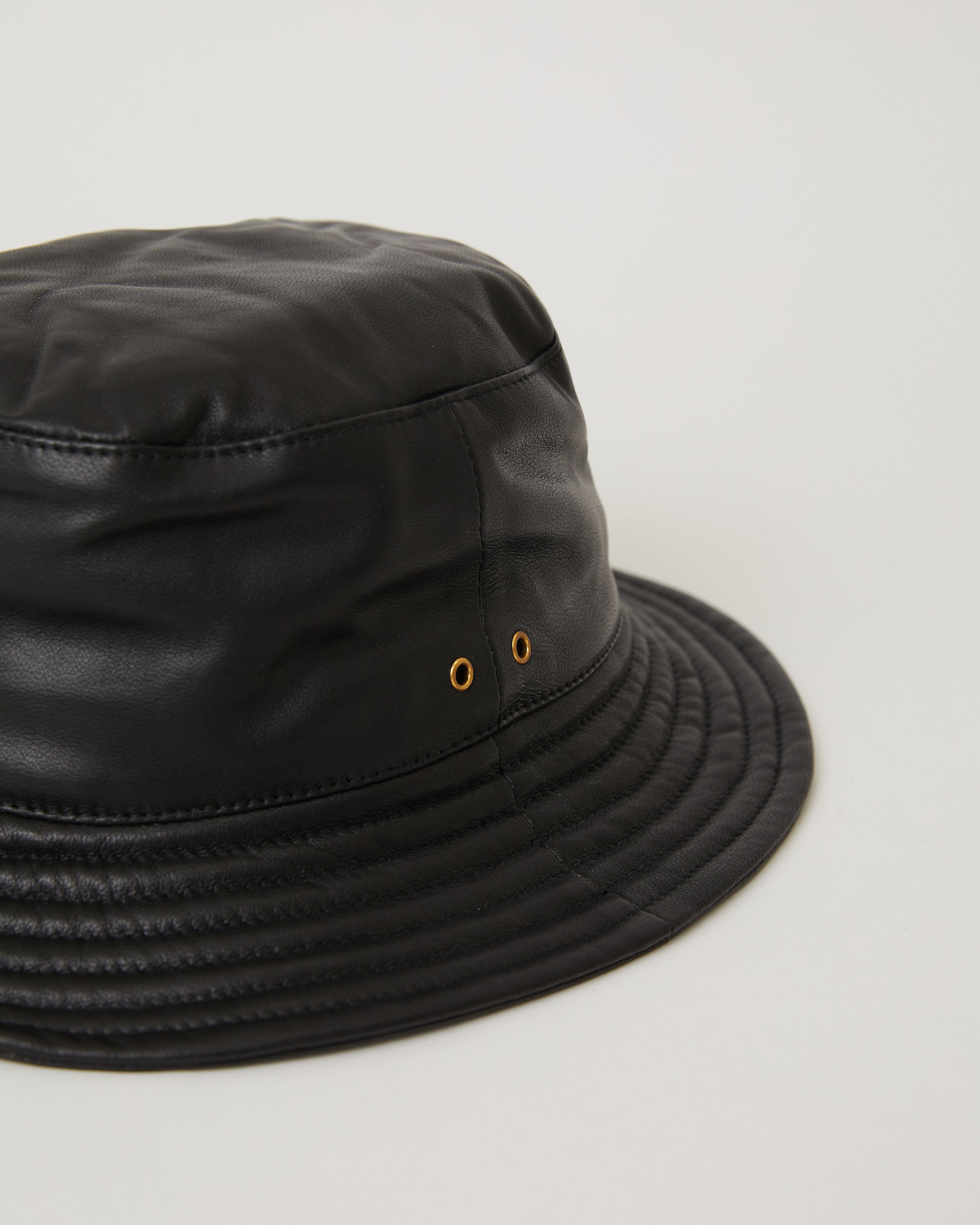 CALI LEATHER BUCKET HAT (FINAL SALE)