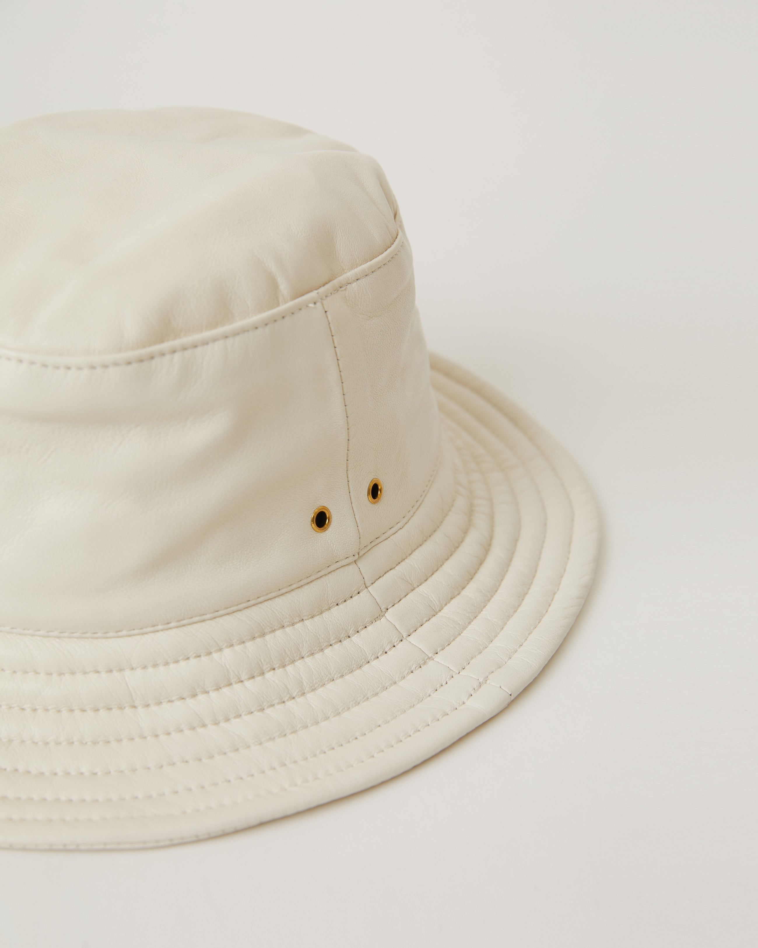 CALI LEATHER BUCKET HAT (FINAL SALE)