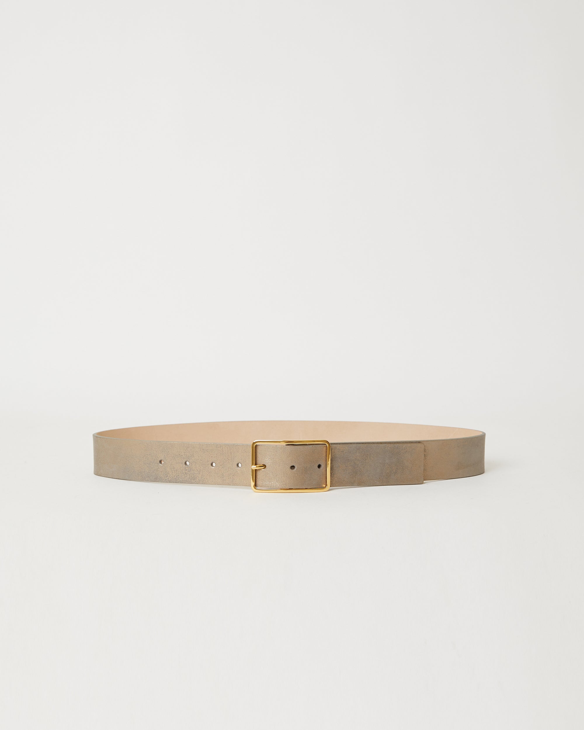 MILLA GEO METALLIC LEATHER BELT